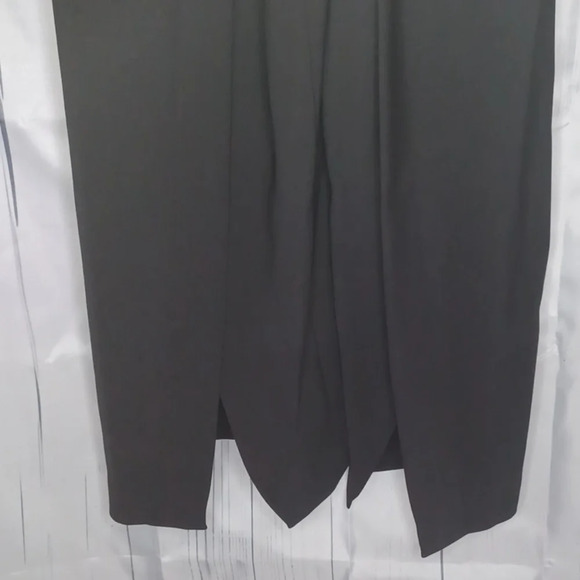 Alex Marie classic business casual halter black jumpsuit - Picture 3 of 8